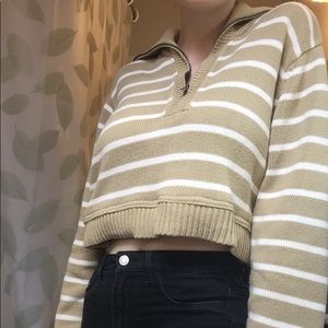 Thrift-flipped Cozy Crop Sweater